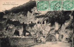 FRANCE - Troo - Habitations Troglodytes - Carte Postale Ancienne - Autres & Non Classés