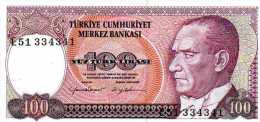 TURCHIA TURKEY TURKEI 100 Lira (1984) P. 194 B - GEM UNC NEUF - Turquia