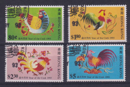 Hong Kong: 1993   Chinese New Year (Year Of The Cock)    Used  - Gebruikt