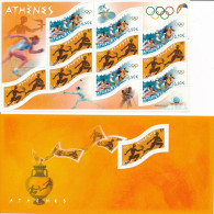 France 2004 - Bloc Feuillet 73 Et 74 Souvenir 2 Jeux Olympiques D'Athènes - Neuf - Ungebraucht