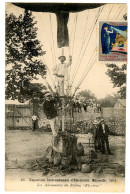 13 - BOUCHES DU RHONE - MARSEILLE - EXPOSITION INTERNATIONALE D'ELECTRICITE - LES AERONAUTES DU BALLON "ELECTRIC" - Weltausstellung Elektrizität 1908 U.a.