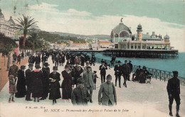FRANCE - Nice - Promenade Des Anglais Et Palais De La Jetée - Colorisé - Animé - Carte Postale Ancienne - Autres & Non Classés