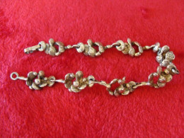 Bracelet Orchidée En Argent - Bracelets