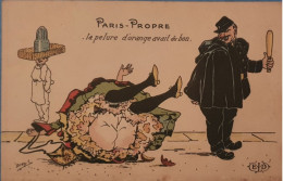 CPA Illustrée Par Orens ... Paris Propre.... - Orens