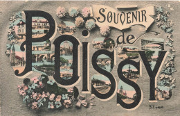 FRANCE - Souvenir De Poissy - Multivues - Colorisé - Carte Postale Ancienne - Poissy