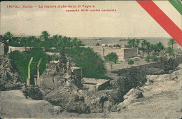 LIBIA / LIBYA - TRIPOLI - LA REGIONE ARABA TURCA DI TAGIURA SPAZZA DALLE NOSTRE CORAZZATE - EDIT MICELI - 1912 (12328) - Libia