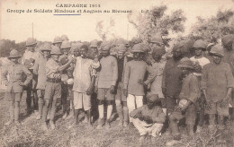 MILITARIA - Campagne De 1914 - Groupe De Soldats Hindous Et Anglais Au Bivouac - Carte Postale Ancienne - War 1914-18