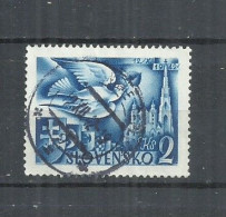 SLOVAKIA 1942 - EUROPEAN POSTAL CONGRESS - USED OBLITERE GESTEMPELT USADO - Poste