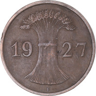 Monnaie, Allemagne, Reichspfennig, 1927 - 1 Renten- & 1 Reichspfennig