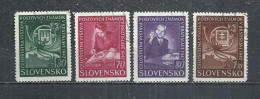 SLOVAKIA 1942 - NATIONAL PHILATELIC EXHIBITION IN BRATISLAVA - CPL. SET - USED OBLITERE GESTEMPELT USADO - Used Stamps
