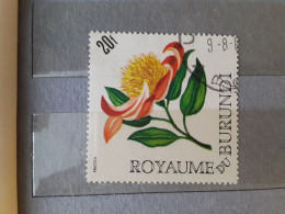 Burundi Flowers  (F79) - Unused Stamps