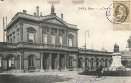 BELGIQUE - Gand - La Gare - Carte Postale Ancienne - Gent