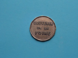 EXPOSITION UNIVERSELLE > SOUVENIR DE LA FOIRE ( Zie / Voir / See > DETAIL > SCANS ) Cuivre / Koper ! - Elongated Coins