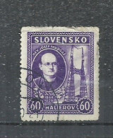 SLOVAKIA 1941 -  JOZEF MURGAS 10th DEATH ANNIVERSARY -.USED  OBLITERE GESTEMPELT USADO - Used Stamps