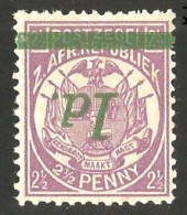 Transvaal 1895. 1d On 2½d Inverted. SACC 220b**, SG 214a**. - Transvaal (1870-1909)