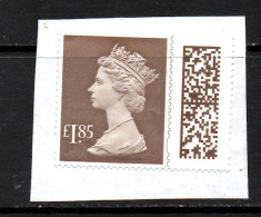 UK, GB, Great Britain, Used, Barcode, Queen Elizabeth 1,85 Gbp - Briefe U. Dokumente