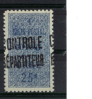 Algérie Colis Postaux 1921-26 N°7 Neuf Sans Charnière - Années Complètes