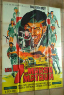 AFFICHE CINEMA ORIGINALE FILM LES 7 DE MARSA MATRUH MORRIS RASSIMOV SICILIANO 1970 TBE DESSIN BELINSKY - Affiches & Posters