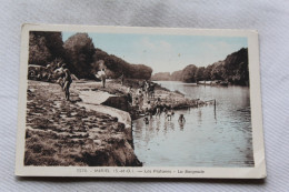 Cpsm 1957, Mériel, Les Platanes, La Baignade, Val D'Oise 95 - Meriel