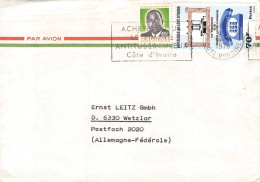 COTE D*IVOIRE - AIRMAIL 1976 - WETZLAR/DE / 723 - Ivory Coast (1960-...)