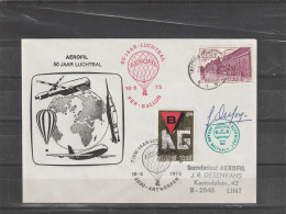 Nrs 1768+1769 Op Brief Ballonpost-50 Jaar Luchtbal Stempel  AEROFIL Oblit/gestp - Covers & Documents