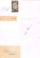 JEUX OLYMPIQUES - AUTOGRAPHES DE MEDAILLES OLYMPIQUES - CONCURRENTS D'ALLEMAGNE DE L'EST - - Handtekening