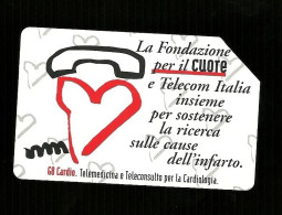 975 Golden - Fondazione Per Il Cuore Da Lire 5.000 Telecom - Publiques Publicitaires