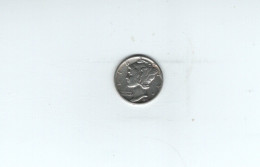 USA - Pièce 10 Cents Mercury Dime Argent 1941 TTB/VF  KM.140 - 1916-1945: Mercury (kwik)