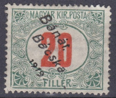 Hongrie Banat Bacska Taxe 1919  5 * (K12) - Banat-Bacska