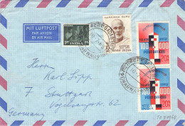 INDIA - AIRMAIL 1968 - STUTTGART/DE / 737 - Brieven En Documenten