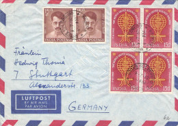 INDIA - AIRMAIL 1962 - STUTTGART/DE / 740 - Briefe U. Dokumente