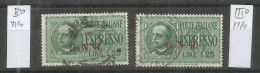 Italia Rep.Sociale Emissioni Guardia Naz. Repubblicana - Espresso L.1,25 USATO  II° Tipo + III° Tipo - Posta Espresso