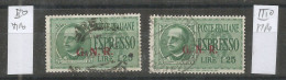 Italia Rep.Sociale Emissioni Guardia Naz. Repubblicana - Espresso L.1,25 USATO  II° Tipo + III° Tipo - Collections