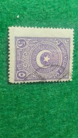 TÜRKİYE- 1922   AYYILDIZ     5  PİA    DAMGALI - Gebruikt