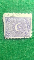 TÜRKİYE- 1922   AYYILDIZ     5  PİA    DAMGALI - Usados