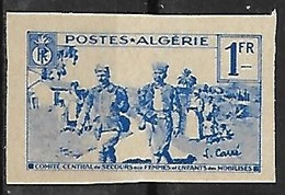 ALGERIE N°159 N**  Variété Timbre Non Dentelé Et Sans Surcharge TTB - Ungebraucht