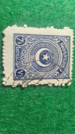 TÜRKİYE- 1922   AYYILDIZ     7.1/5  PİA    DAMGALI - Gebruikt