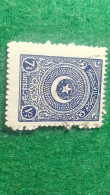 TÜRKİYE- 1922   AYYILDIZ     7.1/5  PİA    DAMGALI - Gebruikt