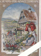 D67.600, Illustrateur Kauffmann Paul ,l'Alsace, Chemins De Fer D'Alsace Et De Lorraine - Kauffmann, Paul