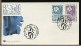 NAZIONI UNITE - ONU - UNITED NATIONS - FDC 1975 - MAITNIEN LA PAIX - FDC