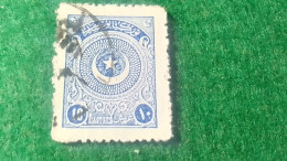 TÜRKİYE- 1922   AYYILDIZ     10 PİA    DAMGALI - Used Stamps