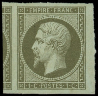 * EMPIRE NON DENTELE - 11a   1c. Bronze, Ch. Légère, Marges énormes, TTB - 1853-1860 Napoleon III