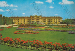 CARTOLINA  WIEN,AUSTRIA-SCHONBRUNN,SCHLOSS UND BLUMENPARTERRE-NON VIAGGIATA - Château De Schönbrunn