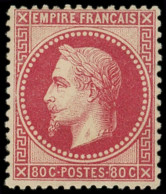 * EMPIRE LAURE - 32a  80c. Rose-carminé, Frais, TB. C - 1863-1870 Napoléon III Con Laureles