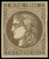 * EMISSION DE BORDEAUX - 47   30c. Brun, Frais Et TB - 1870 Ausgabe Bordeaux