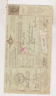 ITALY 1897 COMO Parcel Card To Switzerland - Postpaketten