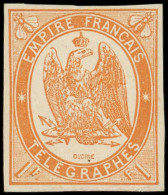 * TELEGRAPHE - Télégraphe 3 : 1f. Orange, TB - Télégraphes Et Téléphones