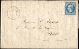 Let OBLITERATIONS PAR DEPARTEMENTS - 45/LOT & GARONNE N°14A Obl. PC 3329 S. LAC, Càd T22 LE TEMPLE-S-LOT 6/12/59, TB - 1849-1876: Classic Period