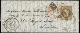 Let BALLONS MONTES - N°30 Obl. Etoile 2 S. LAC, Càd R. St Lazare 4/1/71, Arr. LONDON 13/1, TB. LE DUQUESNE - War 1870