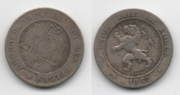 + BELGIQUE  + 5 ET 10 CENTIMES 1862 + - 5 Cent